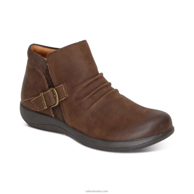 ルナアンクルブーツ 女性 Aetrex 暗い地球 0888T100