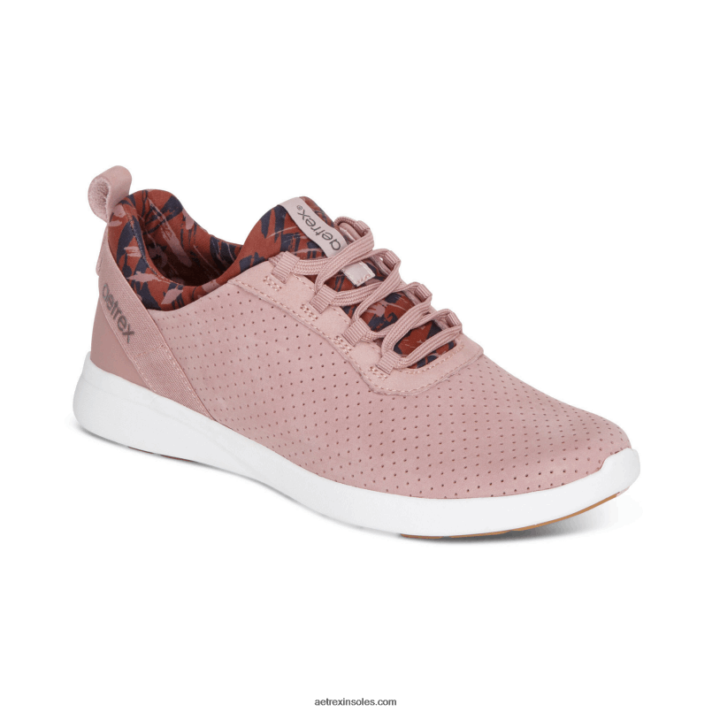 コラ アーチサポート スニーカー 女性 Aetrex 藤色 0888T188