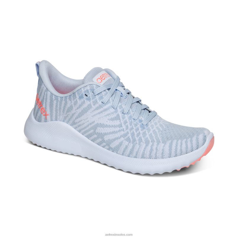 エメリー アーチサポート スニーカー 女性 Aetrex 青 0888T284