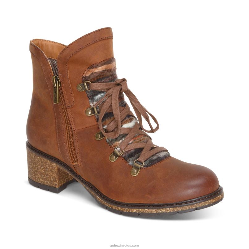 ジョリーンアーチサポートブーツ 女性 Aetrex キャラメルカフェ 0888T72