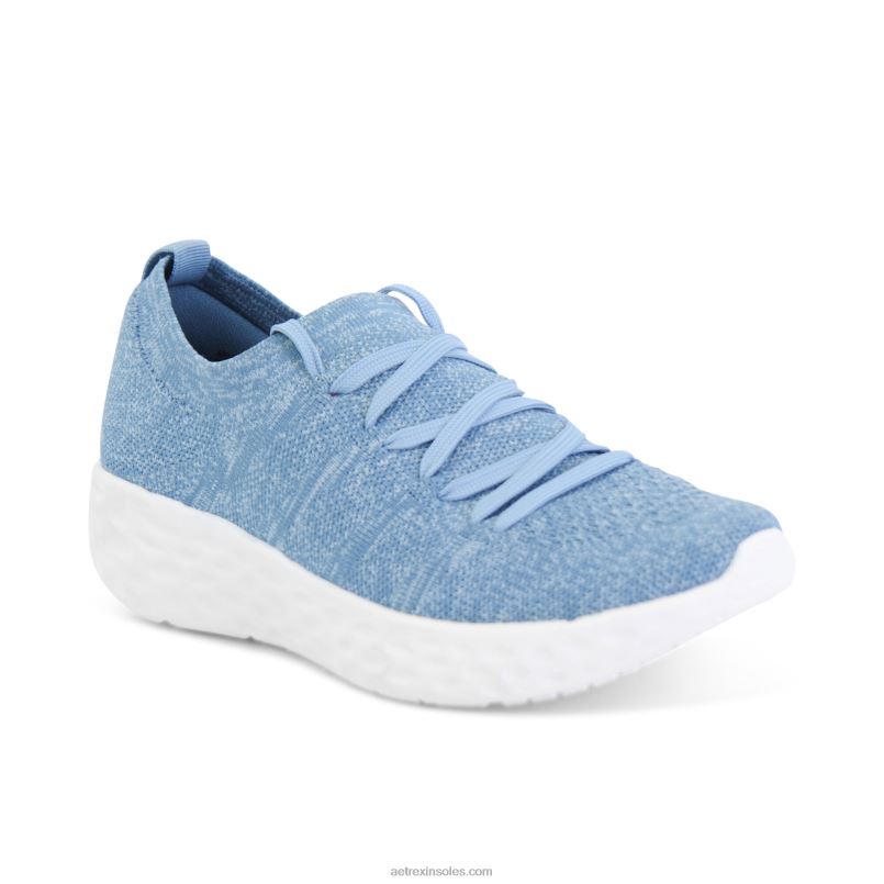 Sadie アーチサポート スニーカー 女性 Aetrex 青 0888T213